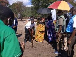 A visit to Hwange by the Former President, Her Excellency, Dr. Joyce Banda