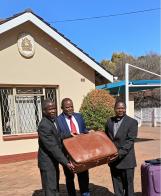 CCAP Church, Harare Synod, through the Embassy, donated clothes to the people of Salima